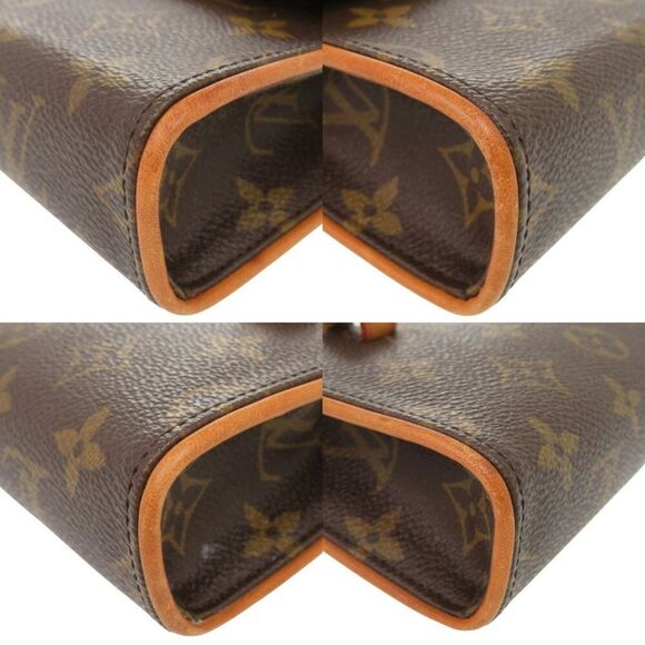 Louis Vuitton Florentine Brown Canvas Clutch Bag (Pre-Owned) - Picture 4 of 11